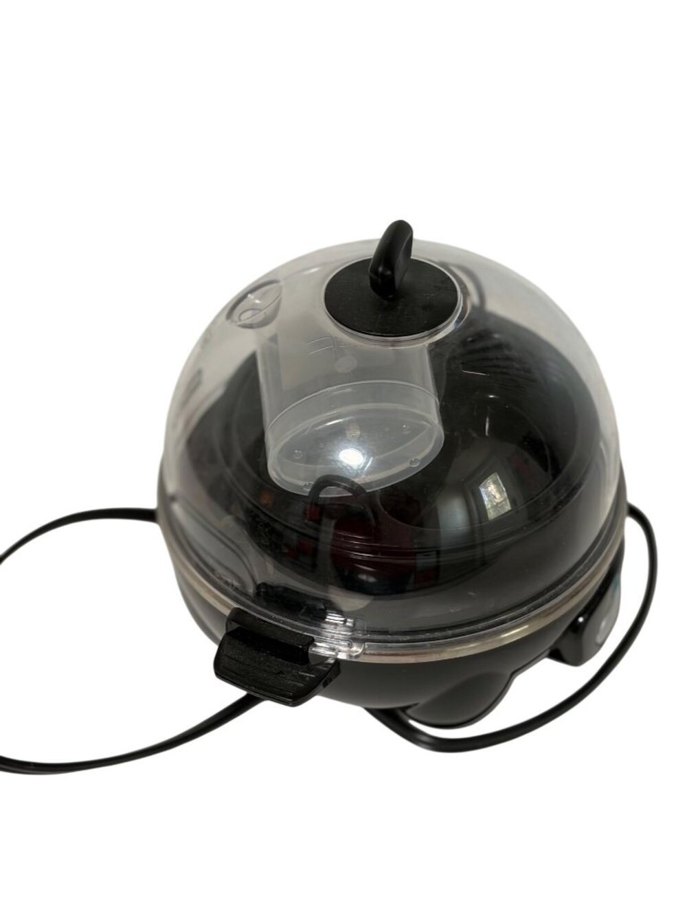 Dash Egg Black 7 Eggs Poacher Steamer Includes measure cup
